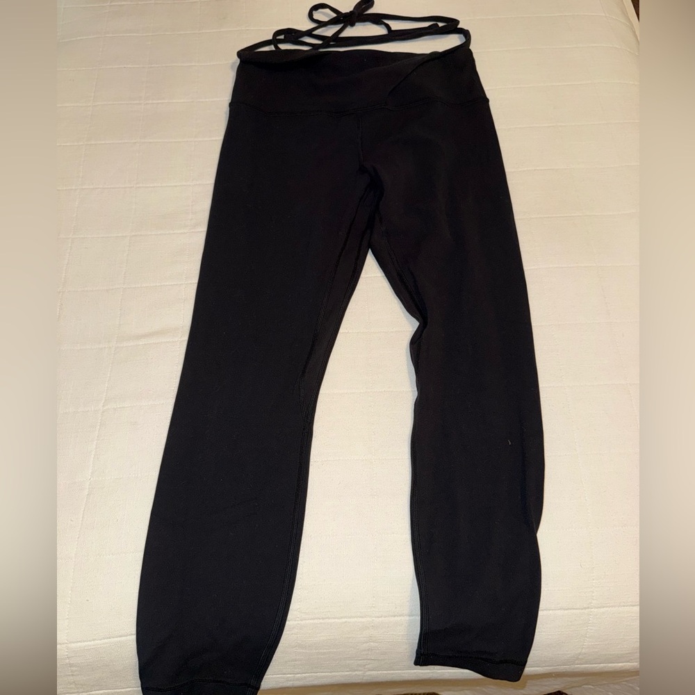 Lululemon Align Wrap-Waist Tight 25” - Black - Size 8